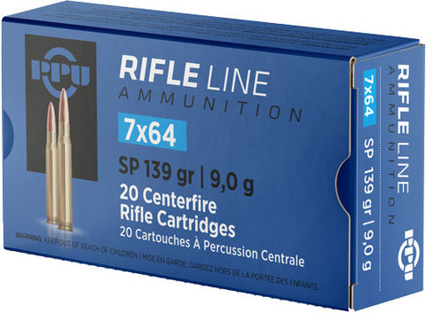Ppu Ammo 7X64 139Gr. Pspbt 20Rd Box Pp764