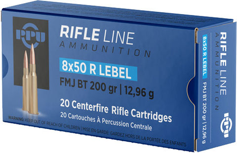 Ppu Ammo 8X50R Lebel 200Gr. Fmj 20Rd Box Pp8L