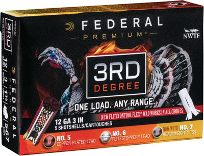 Fed Ammo Third Degree 12Ga. 3" 1 3/4Oz. #567 5-Pack Ptdx157567