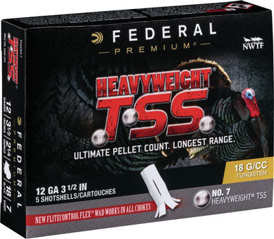 Fed Ammo Heavyweight Tss 12Ga. 3.5" 2 1/4Oz. #7 5-Pack Ptssx191F7