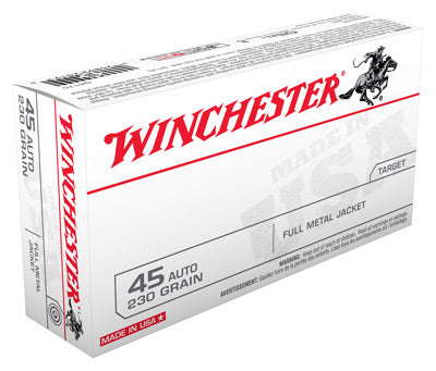 Winchester Ammo Usa .45ACP 230gr. FMJ-RN50-Pack