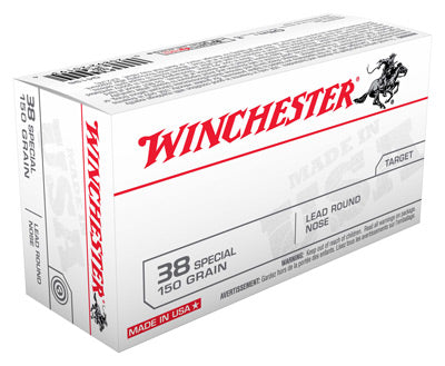 Winchester Ammo Usa .38 Special 150gr. Lead-RN50-Pack