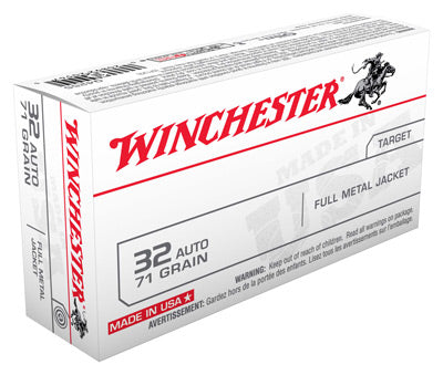Winchester Ammo Usa .32ACP 71gr. FMJ-RN50-Pack