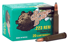 Brown Bear .223 Remington 62Gr Soft-Point 20-Pack