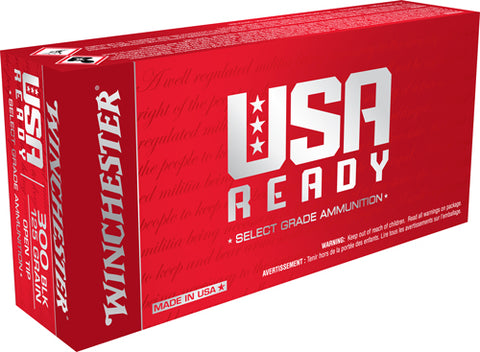 Win Ammo Usa Ready .300 Black- Out 215Gr Open Tip Match 20-Pk Red300
