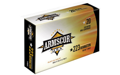 Armscor 223 Rem, 55 Grain, V-Max, 20 Round Box AC223-5N