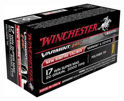 Winchester Ammo Varmint Hv .17Wsm 20gr. V-Max 50-Pack