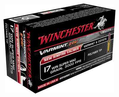 Winchester Ammo Varmint He .17Wsm 25gr. V-Max 50-Pack