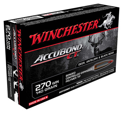 Winchester Ammo Supreme 270 Win. 140gr. Accu-Bond 20-Pack