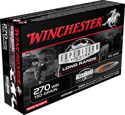 Winchester Ammo Supreme .270 Win. 150gr. Accu-Bond LR 20-Pack