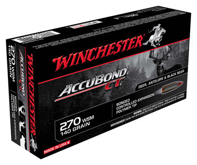 Winchester Ammo Supreme .270Wsm 140gr. Accu-Bond Ct 20-Pack