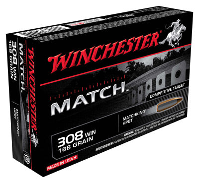 Winchester Ammo Supreme .308 Win 168gr. Sierra Matchking 20-Pack