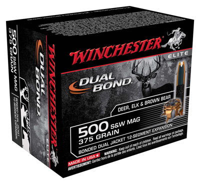 Winchester Ammo Supreme Elite .500Sw 375gr. Dual Bond 20-Pack