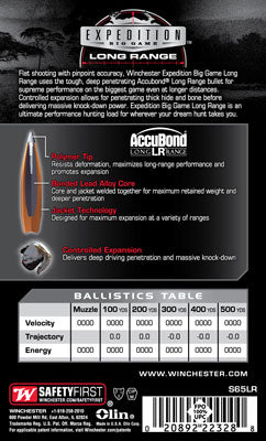 Winchester Ammo Match 6.5 Creedmoor 142gr. Accubond LR 20-Pack