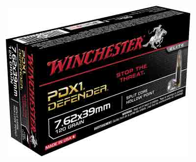 Winchester Ammo Supreme 7.62X39 120gr. Pdx1 Defender 20-Pack