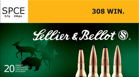 S&B Ammo .308 Winchester 150gr. SPCE 20-Pack