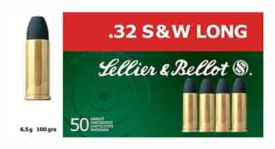 S&B Ammo .32Sw Long 100gr. Lead-RN50-Pack