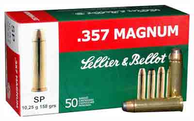 S&B Ammo .357 Magnum 158gr. JSP 50-Pack