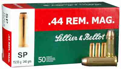S&B Ammo .44 Rem. Magnum 240gr. JSP 50-Pack