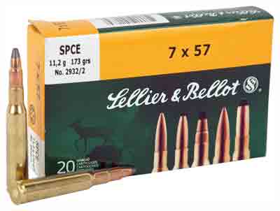 S&B Ammo 7X57mm Mauser 173gr. SPCE 20-Pack