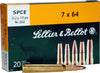 S&B Ammo 7mm Remington Magnum 173gr. SPCE 20-Pack - Sellier & Bellot - View 1