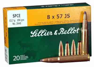 S&B Ammo 8X57mm Js 196gr. SPCE 20-Pack