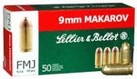SB Ammo 9X18mm Makarov 95gr. FMJ-RN50-Pack