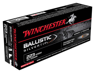 Winchester Ammo Supreme .223Wssm 20Pack 55gr. Ballistic Silver-Tip