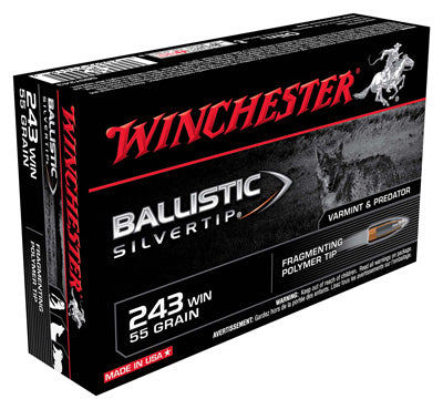 Winchester Ammo Supreme .243 20-Pack 55gr. Ballistic Silver-Tip