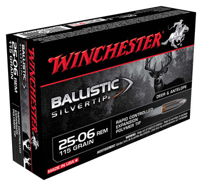 Winchester Ammo Supreme .25-06 20-Pack 115gr. Ballistic Silver-Tip
