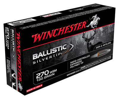 Winchester Ammo Supreme .270Wsm 20-Pack 130gr. Ballistic Silver-Tip