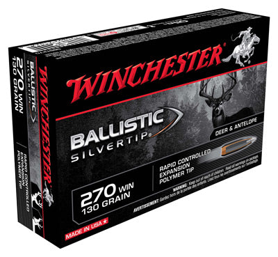 Winchester Ammo Supreme .270 Win. 20P 130gr. Ballistic Silver-Tip