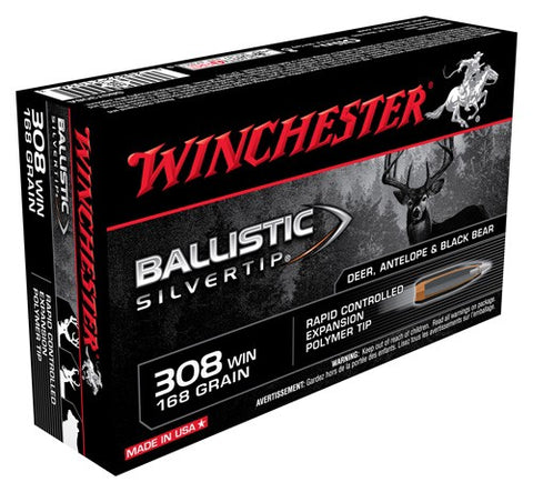 Winchester Ammo Supreme .308 20-Pack 168gr. Ballistic Silver-Tip
