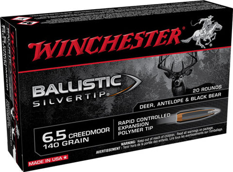 Win Ammo Supreme 6.5 Creedmoor 140Gr.Ballistic Silver-Tip Sbst65Cm