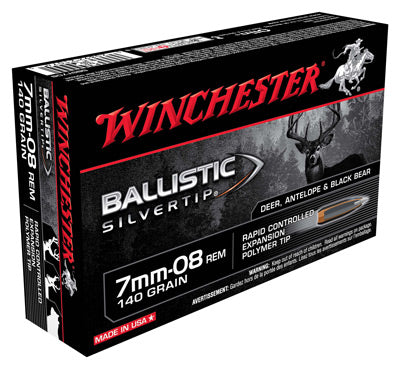 Winchester Ammo Supreme 7mm-08 20-Pack 140gr. Ballistic Silver-Tip