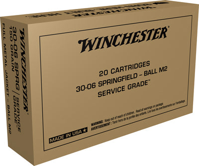 Win Ammo Service Grade .30-06 150Gr. Fmj M1 Grade Regulated Sg3006W