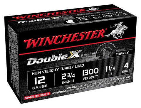 Winchester Ammo Supreme Turkey 12Ga. 2.75" 1300fps. 1-1/2oz. #4 10P