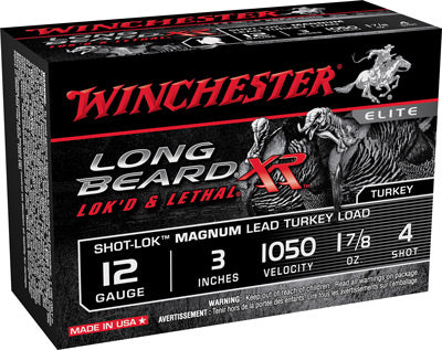 Winchester Ammo Long Beard Xr 12Ga. 3" 1050fps Shot-Lok 1-7/8oz #4