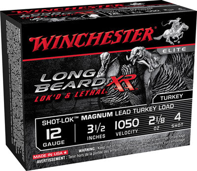 Winchester Ammo Long Beard Xr 12Ga. 3.5" 1050fps Shotlk 2-1/8oz #4