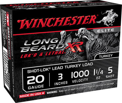Winchester Ammo Long Beard Xr 20Ga. 3" 1000fps 1.25oz #5 10-Pack