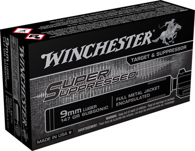 Win Ammo Super Supressed 9Mm
