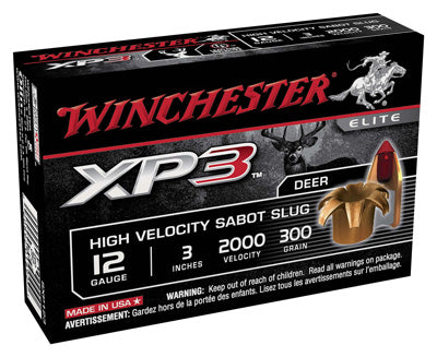 Winchester Ammo Supreme Elite Slugs 12Ga. 3" 300gr. Xp 5-Pack
