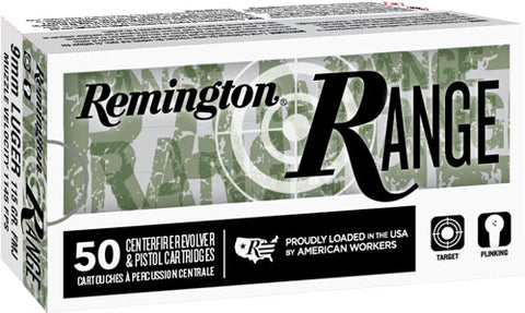 Rem Ammo Range 9Mm Luger 124Gr. Fmj 50-Pack 28565