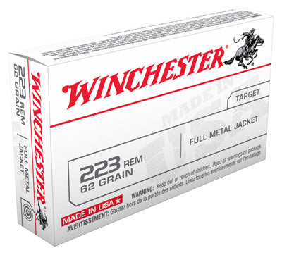 Winchester Ammo Usa .223 Remington 62gr. FMJ 20-Pack