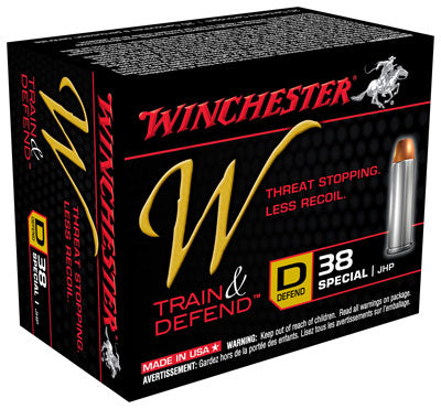 Winchester Ammo W Defend .38 Special 130gr. Defender JHP 20-Pack