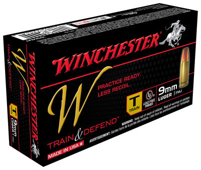 Winchester Ammo W Train 9mm Luger 147gr. FMJ-RN50-Pack