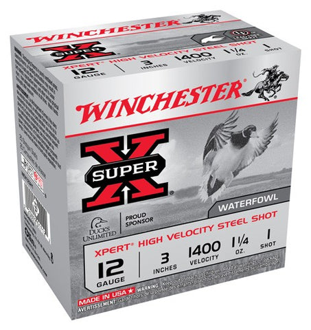 Winchester Ammo Xpert Steel 12Ga. 3" 1400fps. 1-1/4oz. #1 25-Pack