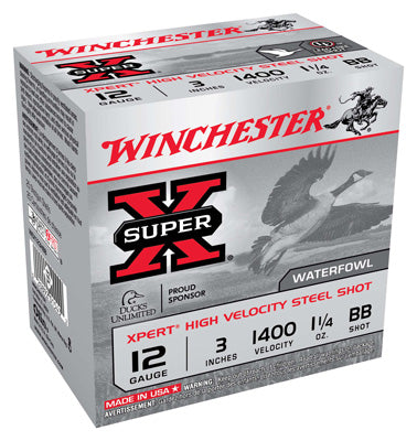 Winchester Ammo Xpert Steel 12Ga. 3" 1400fps. 1-1/4oz. BB 25-Pack
