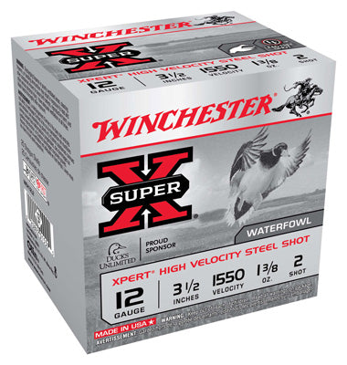 Winchester Ammo Xpert Steel 12Ga. 3.5" 1550fps. 1-3/8oz. #2 25Pack