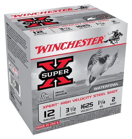 Winchester Ammo Xpert Steel 12Ga. 3.5" 1625fps. 1-1/4oz. #2 25Pack
